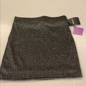 black sparkly skirt